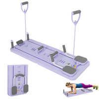 Garvee Pilates Reformer Board portatile multifunzionale pieghevole da 400 libbre in polipropilene compatto per l'allenamento a casa