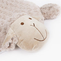 Tappetino per dormire Garvee per animali domestici, antiscivolo, in peluche, a forma di pecora, color latte, per auto e casa, versatile