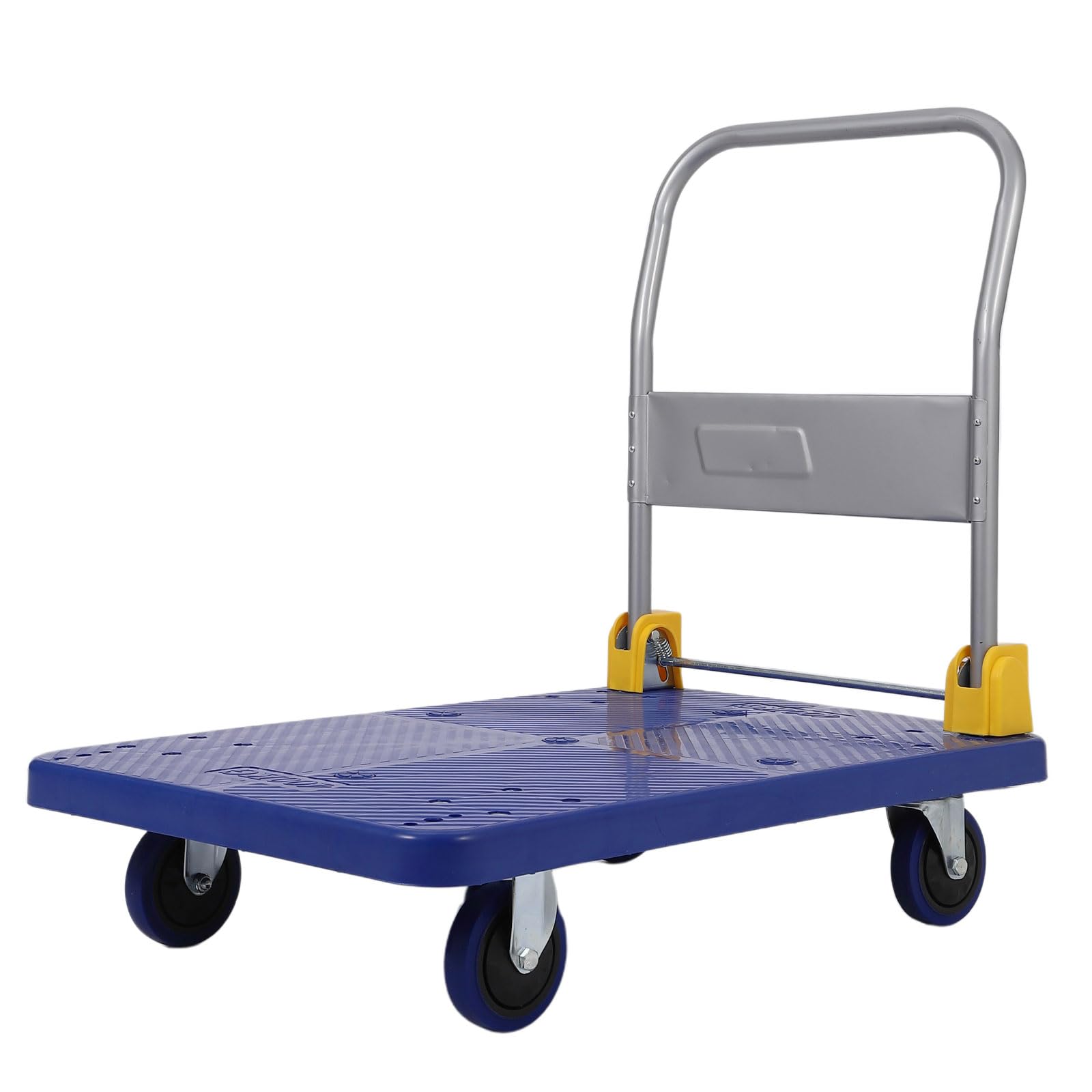 Carrello pieghevole Garvee da 1320 libbre, ruote in acciaio e gomma, per impieghi gravosi, 40x24 pollici, per magazzino e ufficio