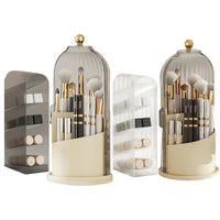 Garvee Porta Trucchi Organizzatore, Ruotabile a 360°, Grande Capacità di Stoccaggio Cosmetici per Toeletta, Ufficio, Bagno, Nero