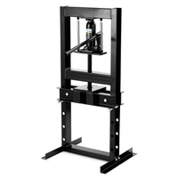 Pressa idraulica Garvee 6T con telaio a H e altezza regolabile, in acciaio, resistente alla ruggine, per officina e riparazione auto