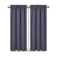 Tende oscuranti Garvee, 2 pezzi, per finestre, soggiorno, cucina, camera da letto, 26x45 pollici, grigio scuro