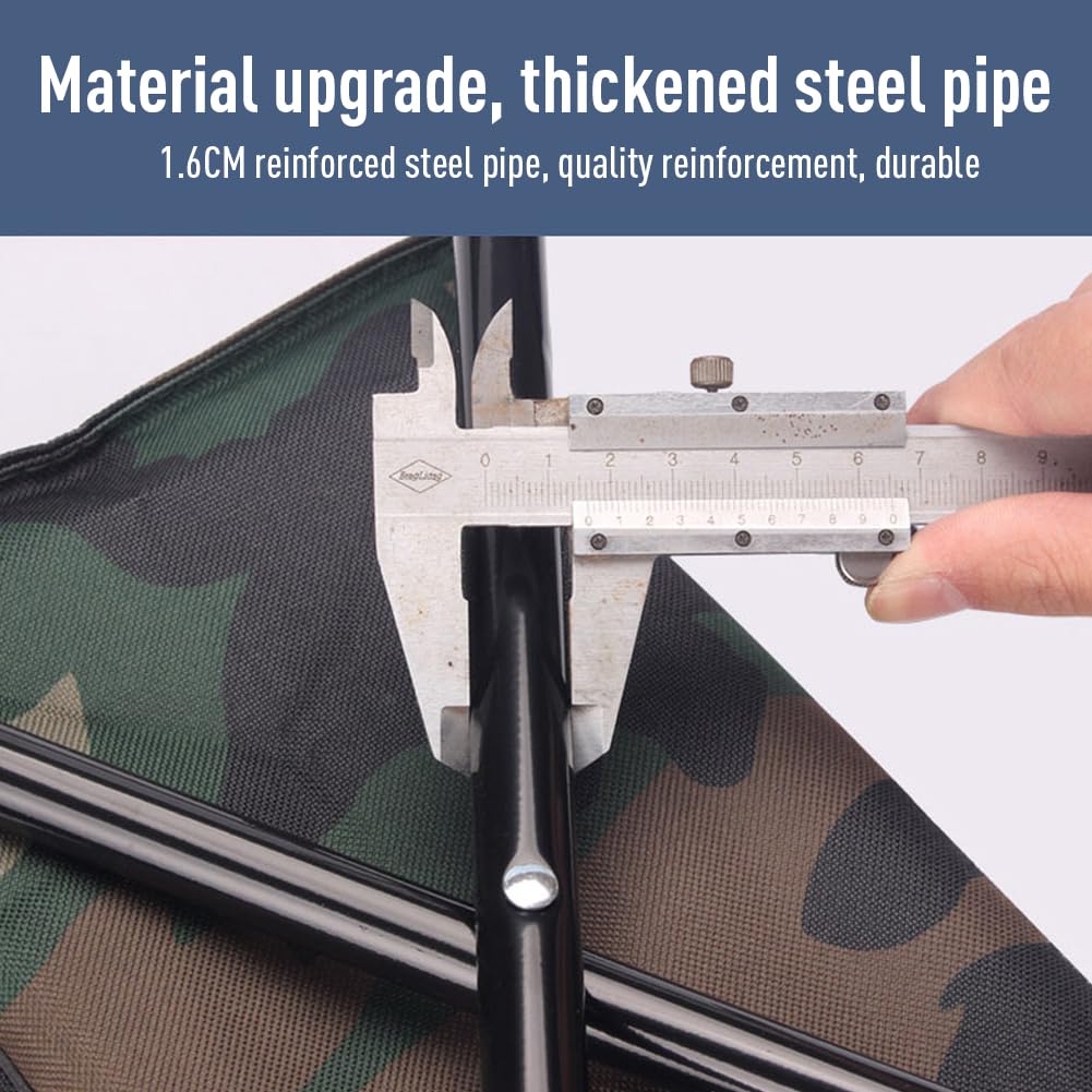 Sedia portatile da zaino Garvee per alpinismo, sedia da pesca pieghevole, capacità di carico 100 kg, tessuto Oxford, campeggio, escursionismo, viaggio