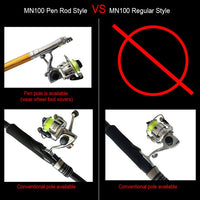 Garvee Carrete Giratorio Compacto De Pesca MN100 Metal 4.3:1 Relación De Engranajes Mango Reversible Antideslizante Para Carpa Lubina Trucha Agua Dulce Y Salada