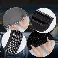 Set di coprisedili per auto Garvee, 15 pezzi, set completo scintillante, coprisedili traspiranti per auto, sedili anteriori, sedili posteriori, nero