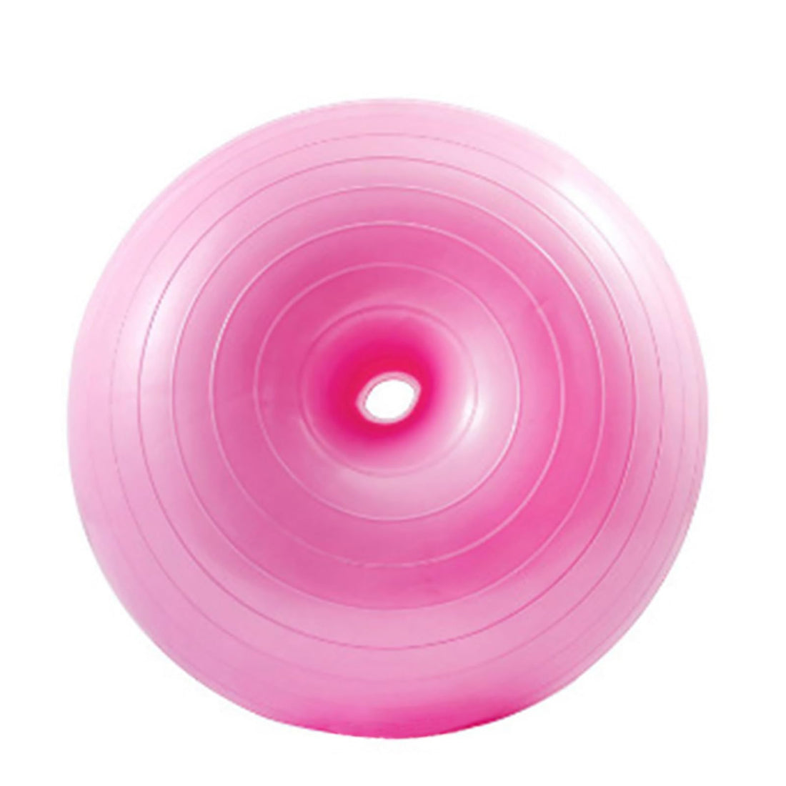 Garvee Donut Exercise Ball, palla per allenamento del core, palla per stabilità, yoga, pilates, equilibrio, 50 cm, rosso brillante, con pompa