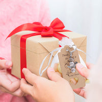 Garvee Lotto 20 Portachiavi Angelo Custode con Perline - Regali Matrimonio e Battesimo - Lega di Zinco Resistente - Rosa Chiaro - Borsa Organza - Feste e Natale