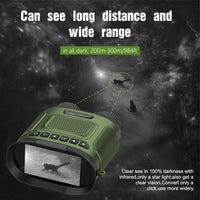 Binocolo per visione notturna Garvee 2.5K 40MP Digital IR 8X Zoom impermeabile portatile per caccia birdwatching campeggio