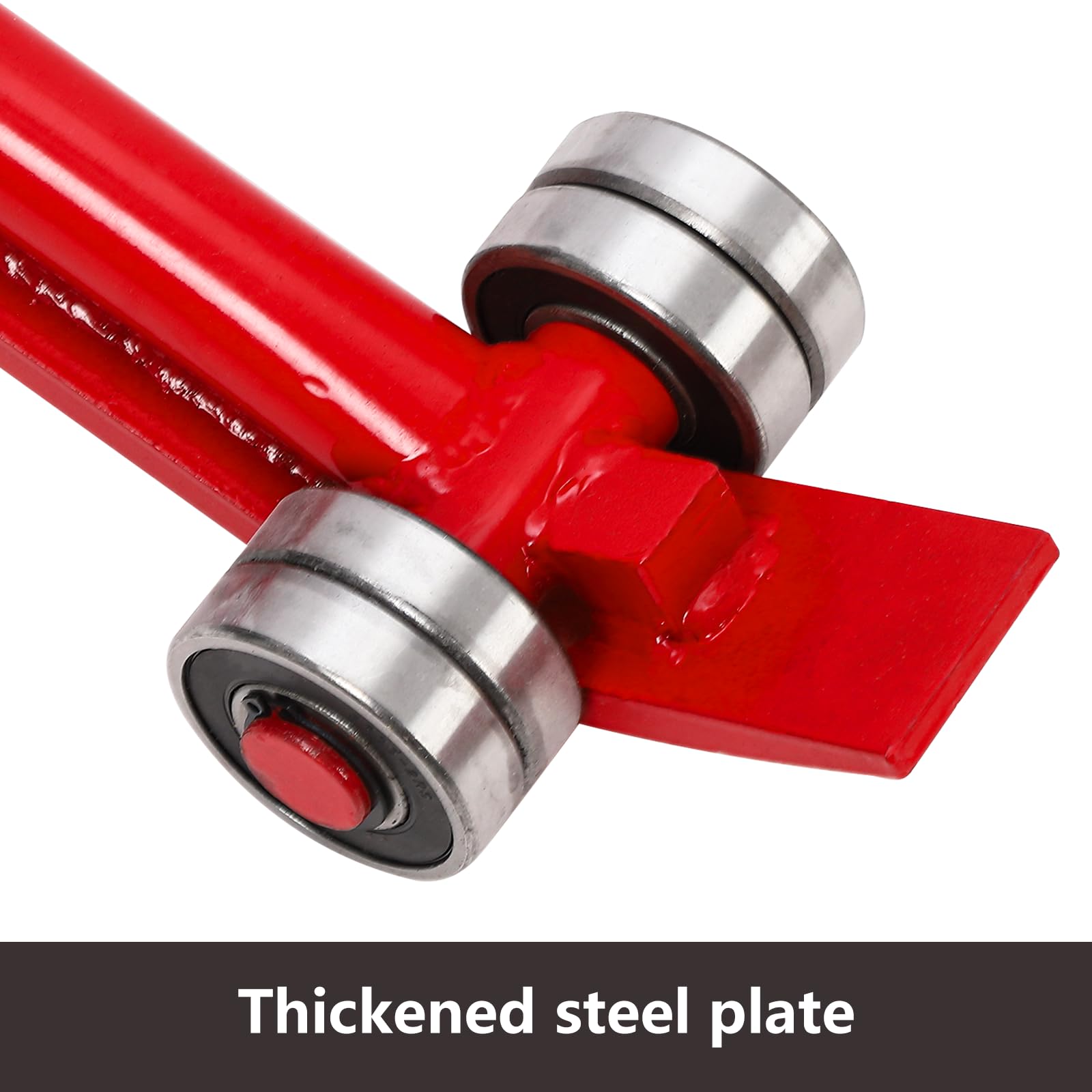 Garvee 3 T Prylever Bar per Festa del Papà - Capacità 6600 libbre, 5 Piedi, Acciaio al Carbonio Ergonomico con Ruote per Attrezzature Pesanti