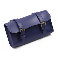 Garvee Retro PU Leather Borsa per bicicletta, organizer per attrezzi, impermeabile per pendolari, 22x10x5,5 cm, marrone canna