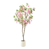 Garvee Albero Artificiale 5FT Indoor Realistico Foglie Verdi Resistente allo Sbiadimento Decorazione Casa Festa