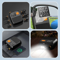 Pompa a batteria al litio Garvee da 80 W: pompa elettrica portatile per paddleboard, gommoni e piscine con display e arresto automatico
