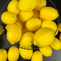 Garvee Limoni Artificiali Gialli Decorativi - Schiuma Densa, Resistenti al Sole - 12 Pezzi - Per Tavola e Feste - 5,6x8,4 cm - Giallo