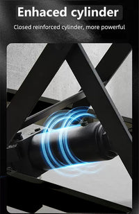 Tavolo elevatore Garvee da 28,4 pollici – Regolazione manuale dell'altezza, capacità di carico di 500 libbre, dimensioni 28" x 18", nero e giallo per officine e magazzini.