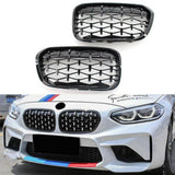 Griglia del radiatore per auto Garvee Creyteg F20 adatta per BMW Serie 1 F20 F21 2011-2014 Griglia anteriore nera lucida