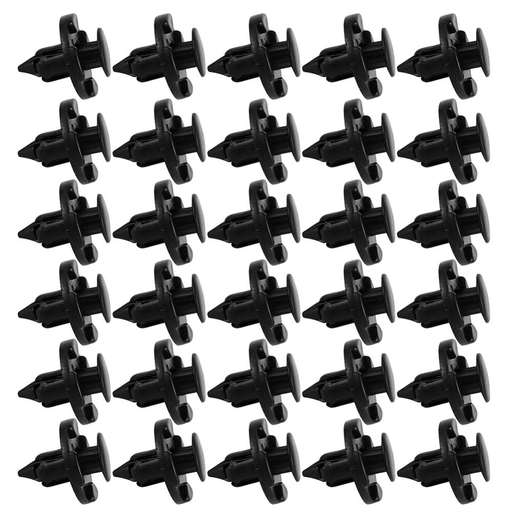Garvee Set di 30 Clip per Riparazione Auto da 8 mm in Plastica Universale per Paraurti e Parafanghi