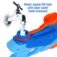 Garvee Confezione da 3 Pistole ad Acqua per Bambini e Adulti, Pistole ad Acqua, Giocattoli da Piscina, 11,4"x5,3", Blu