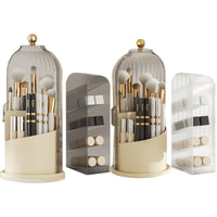 Garvee Porta Trucchi Organizzatore, Ruotabile a 360°, Grande Capacità di Stoccaggio Cosmetici per Toeletta, Ufficio, Bagno, Nero