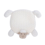 Tappetino per dormire Garvee per animali domestici, antiscivolo, in peluche, a forma di pecora, color latte, per auto e casa, versatile - Come mostrato