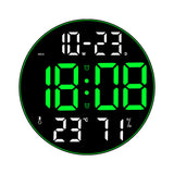Garvee Orologio Digitale Da Parete Grande Schermo Con Telecomando Per Soggiorno Silenzioso Luminosità Regolabile - Come mostrato