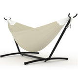 Garvee Amaca Doppia Con Supporto In Acciaio Robusto, Portatile, Capacità 204 kg, Patio E Giardino, Resistente Alle Intemperie, Facile Da Montare - Beige