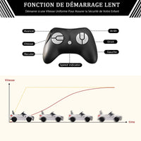 Garvee Kids Electric Car BMW M4 con licenza 12V con LED, musica, cintura di sicurezza, telecomando, metallo PP, giocattolo per esterni, 3 km/h, nero