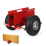 Garvee Carrello Trasporto Pannelli 272kg - Ruote Pneumatiche 25.4cm, Morsetto Regolabile, Acciaio Robusto, Ideale per Cantieri