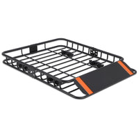 GARVEE Roof Basket 130x91x13 cm – Robusto cestino in acciaio per SUV e pick-up, perfetto per il campeggio e le attività all'aperto