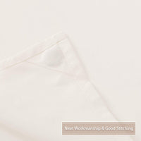 Tenda da doccia Garvee di qualità alberghiera, tessuto in microfibra impermeabile al 100%, avorio, 72x72 pollici, bagno