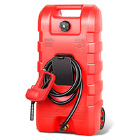 Serbatoio di carburante portatile Garvee da 15 galloni - Con pompa e valvole anti-perdita - Per cantieri edili, agricoltura e veicoli ricreativi