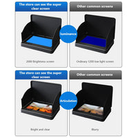 Garvee Fish Finder Telecamera subacquea Display da 4,3" Angolo di visione 220° Batteria da 10000 mAh Accessorio per la pesca Portata 30 m