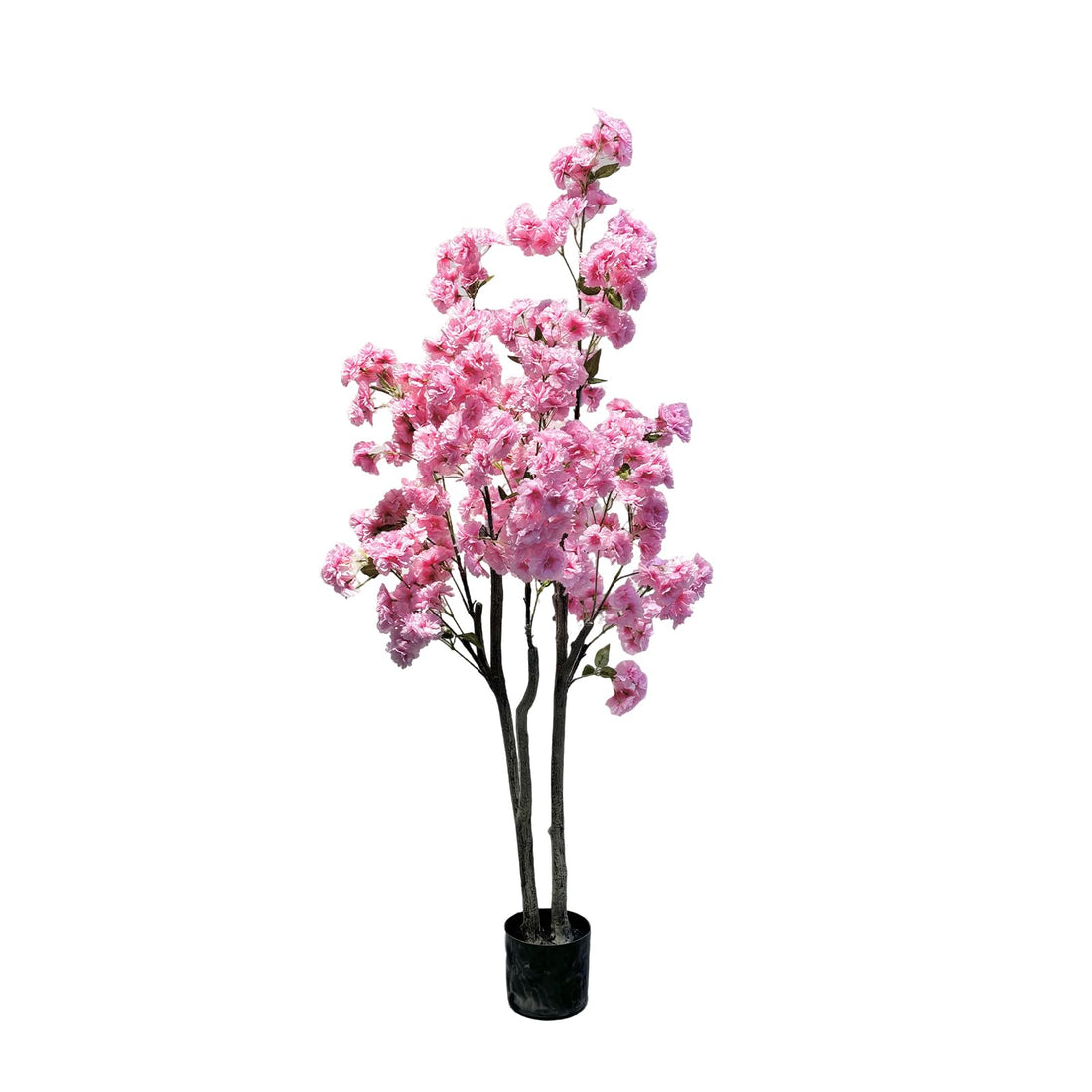 Albero di ciliegio artificiale Garvee da 1,5 m, bassa manutenzione, plastica, tronchi regolabili, vaso robusto, uso interno ed esterno, realistico, multicolore