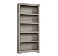 Garvee Libreria Rustica Alta 190,5 cm 2-6 Ripiani Regolabili MDF Robusta Antiribaltamento Soggiorno Studio