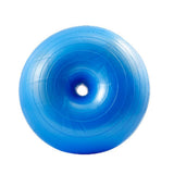 Palla da ginnastica Garvee Donut 50 cm blu per ufficio e aula, PVC, antiscivolo con pompa, allenamento di stabilità ed equilibrio - Blu