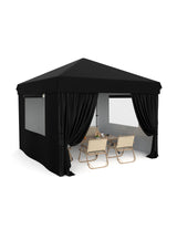 Garvee 10x10 Pop-Up Pavillon Zelt Mit 210D Oxford Gewebe, UPF 50+ Schutz, Wasserdicht Für Camping & Markt, Verstellbare Höhe, Weiß