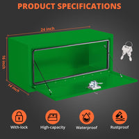 Garvee Cassetta Portautensili Underbody per Camion Acciaio Nero - Robusta, Impermeabile, Serratura per Officina e Cantiere | Perfetta per Festa del Papà