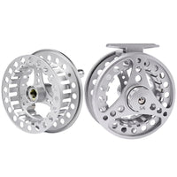 Mulinello Garvee Fly Reel 2+1BB CNC Alluminio Argento - Fluido e Preciso per Trota, Luccio, Carpa | Regalo Perfetto Festa del Papà