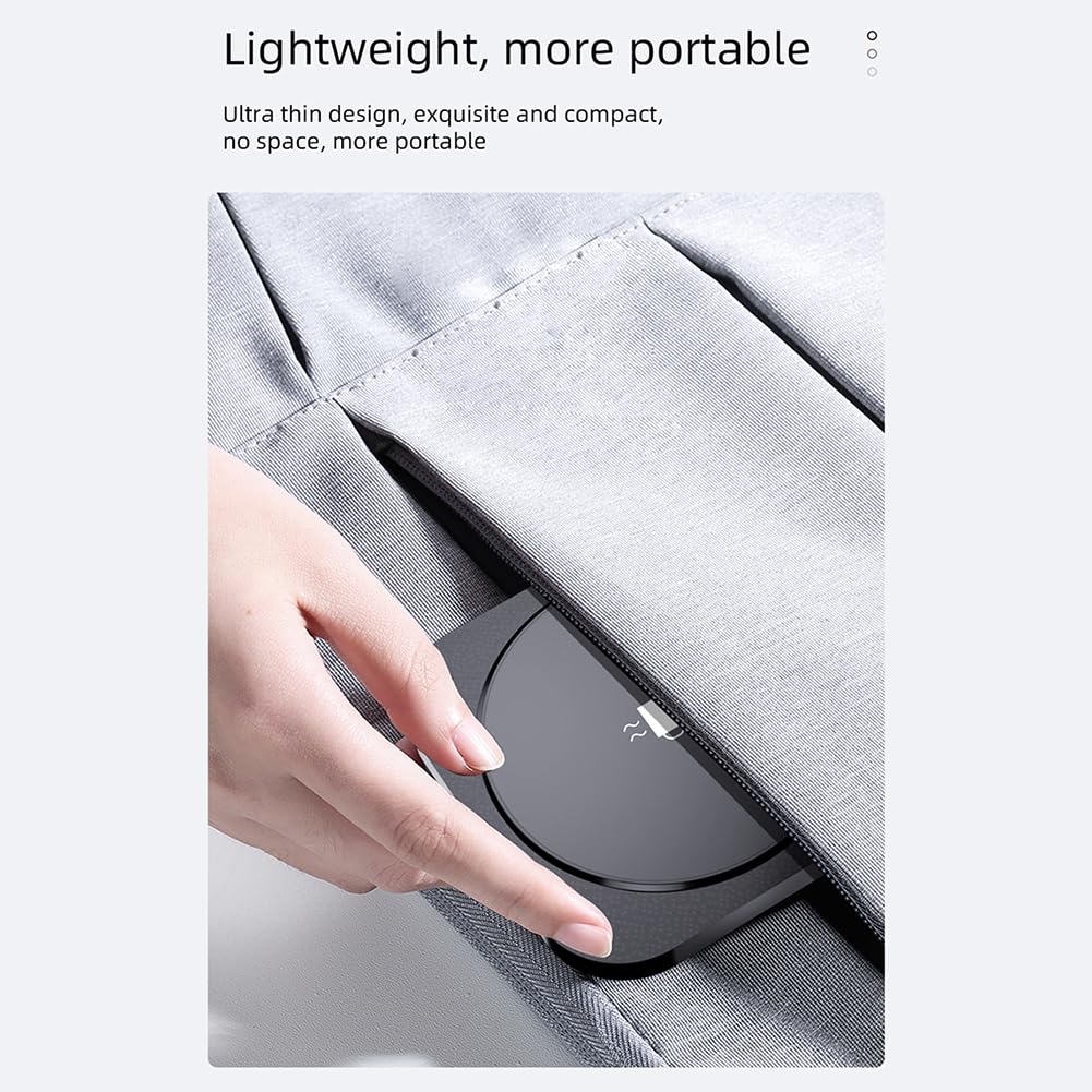 Scalda tazze da caffè Garvee con tazza in ceramica, 3 impostazioni di temperatura, spegnimento automatico dopo 8 ore, nero, ufficio e casa