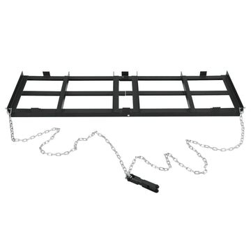 Imbracatura per erpice trainato Garvee da 4 piedi con barre regolabili, catena da 72 pollici, acciaio, resistente, per giardinaggio, compatibile con ATV, verde