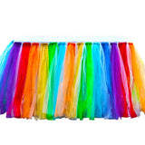Gonna da tavolo in tulle Garvee 80 x 91,5 cm - Tulle in poliestere di alta qualità, soffice, riutilizzabile