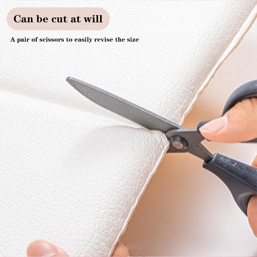 Pannelli murali anticollisione Garvee 3D, autoadesivi, spessi 1,3 cm, in schiuma resistente agli urti, per camerette e soggiorni, vari colori, personalizzabili