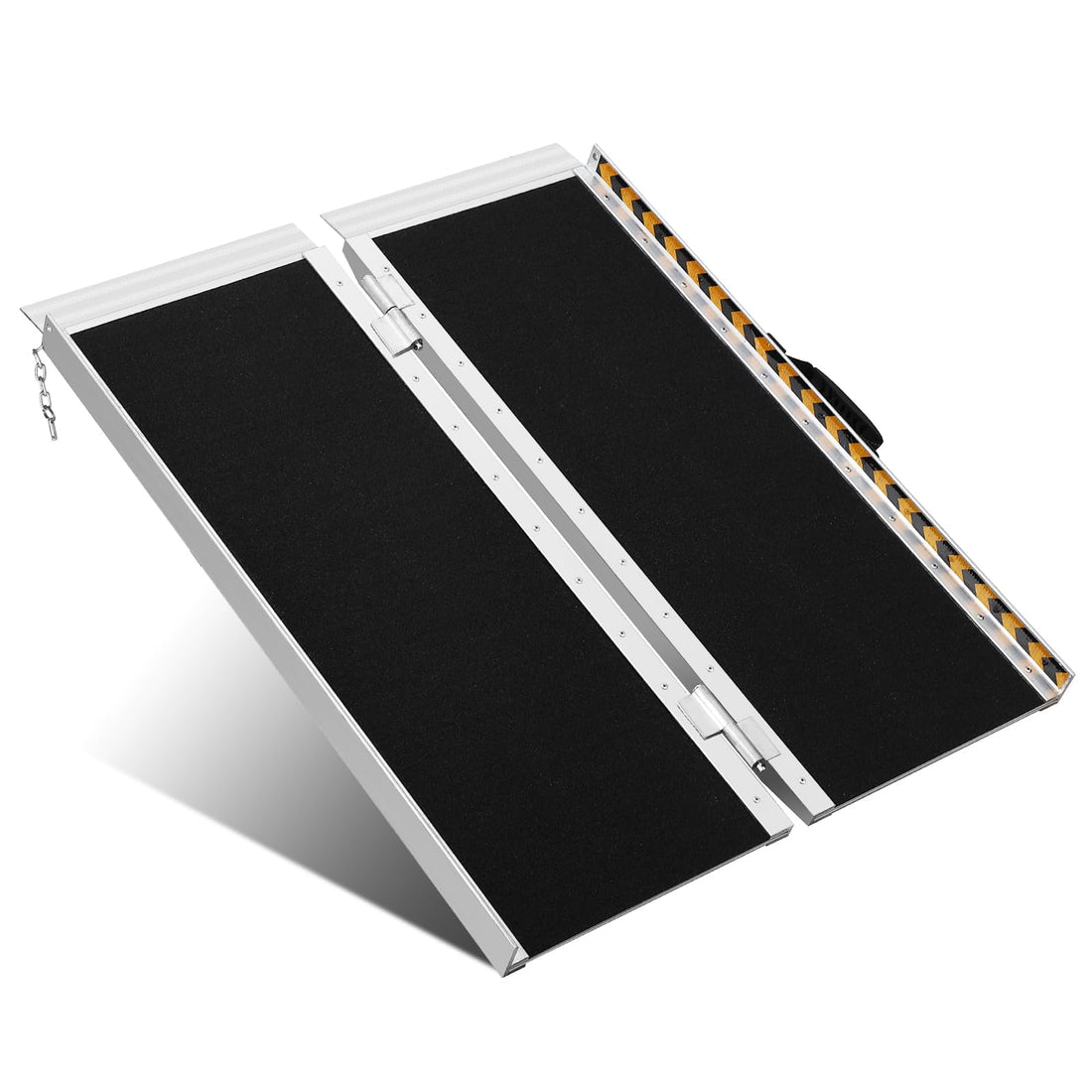 Rampa portatile Garvee da 2 piedi, ad alta capacità di carico, pieghevole, in alluminio antiscivolo, per sedie a rotelle e scooter, soglie di ingresso