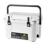 Garvee 25 Quart Borsa frigo portatile rigida con maniglia e tubo di scarico per campeggio e pesca, isolata, materiale PE, blu