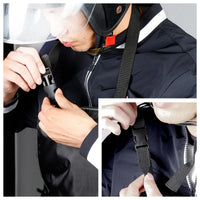 Garvee Copertura Universale Per Gambe Scooter, Grembiule Moto Impermeabile, Lana D'Agnello, Riflettente, Tasca Grande, Nero