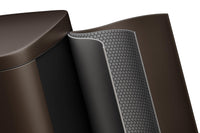 Pattumiera da cucina in metallo Garvee da 13 galloni con coperchio, chiusura ammortizzata, marrone, per cucina e ufficio, maniglia ergonomica, meccanismo a pedale