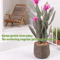 Cactus artificiale Garvee da 36 pollici, realistico e facile da curare, per casa e ufficio, grande, verde