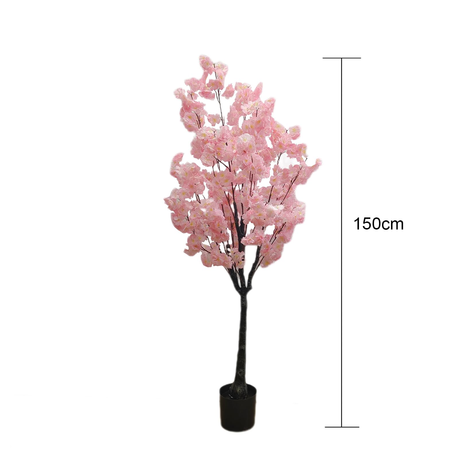 Albero di ciliegio artificiale Garvee da 150 cm con fiori rosa per la decorazione di casa, matrimoni, feste, giardino e ufficio