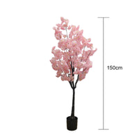 Albero di ciliegio artificiale Garvee da 150 cm con fiori rosa per la decorazione di casa, matrimoni, feste, giardino e ufficio