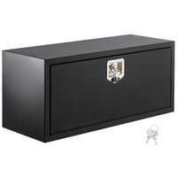 Cassetta Portautensili Camion Garvee Acciaio Nero Impermeabile con Serratura - Robusta per Festa del Papà, Artigiani e Avventurieri