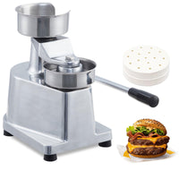 Garvee Burger Patty Maker da 4 pollici in lega di alluminio per ristoranti e food truck, antiruggine da 4 pollici